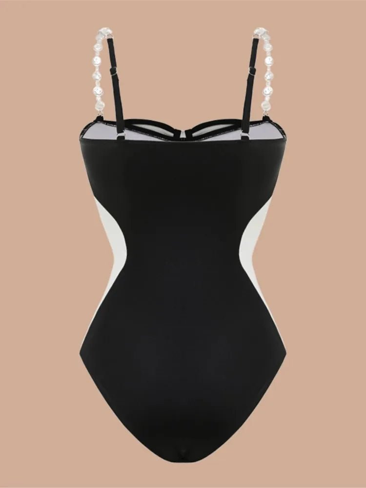 Années 80 Ensemble Maillot de Bain Jupe Rétro Beverly Hills - Ma Penderie Vintage