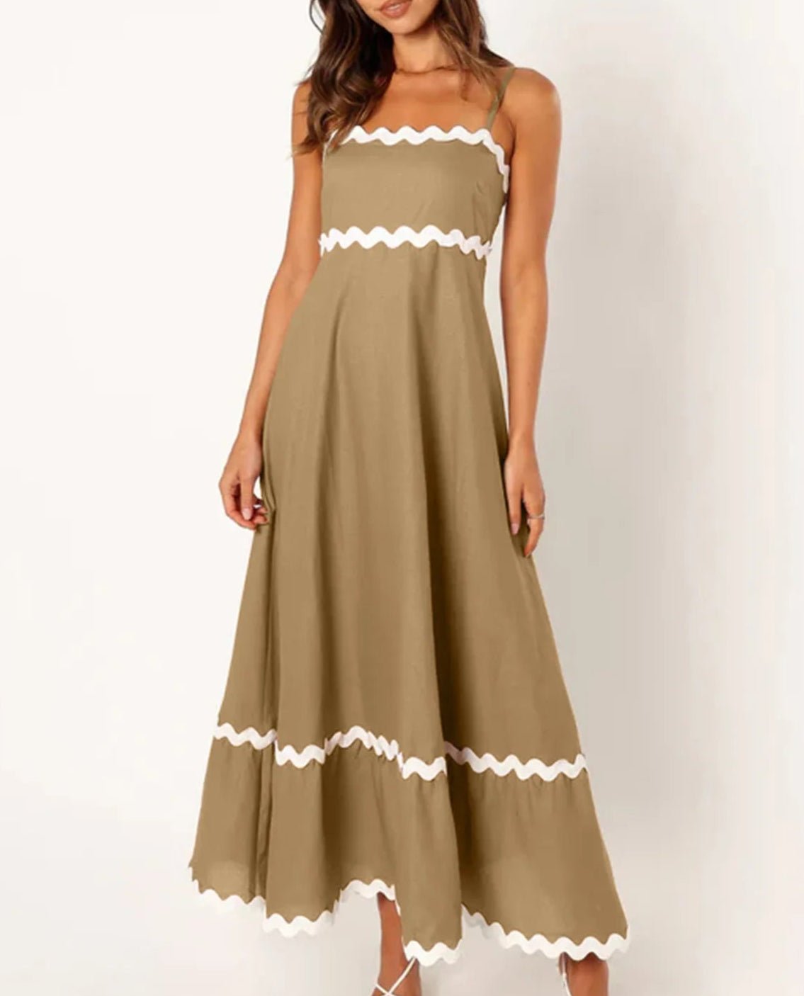 Années 60 Robe Longue Rétro Babydoll - Ma Penderie Vintage