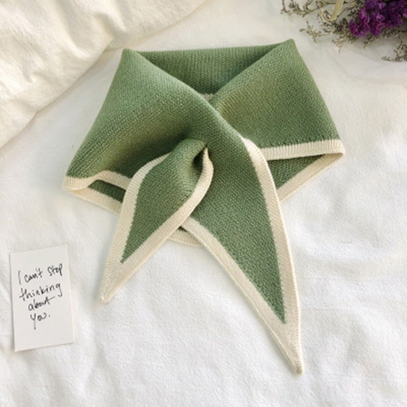 Années 40 Écharpe Croisée Maille Rétro - Ma Penderie Vintage