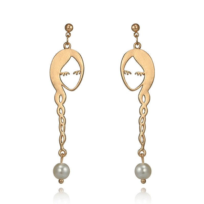 Années 40 Boucle d'oreille Pendantes Raiponce - Ma Penderie Vintage