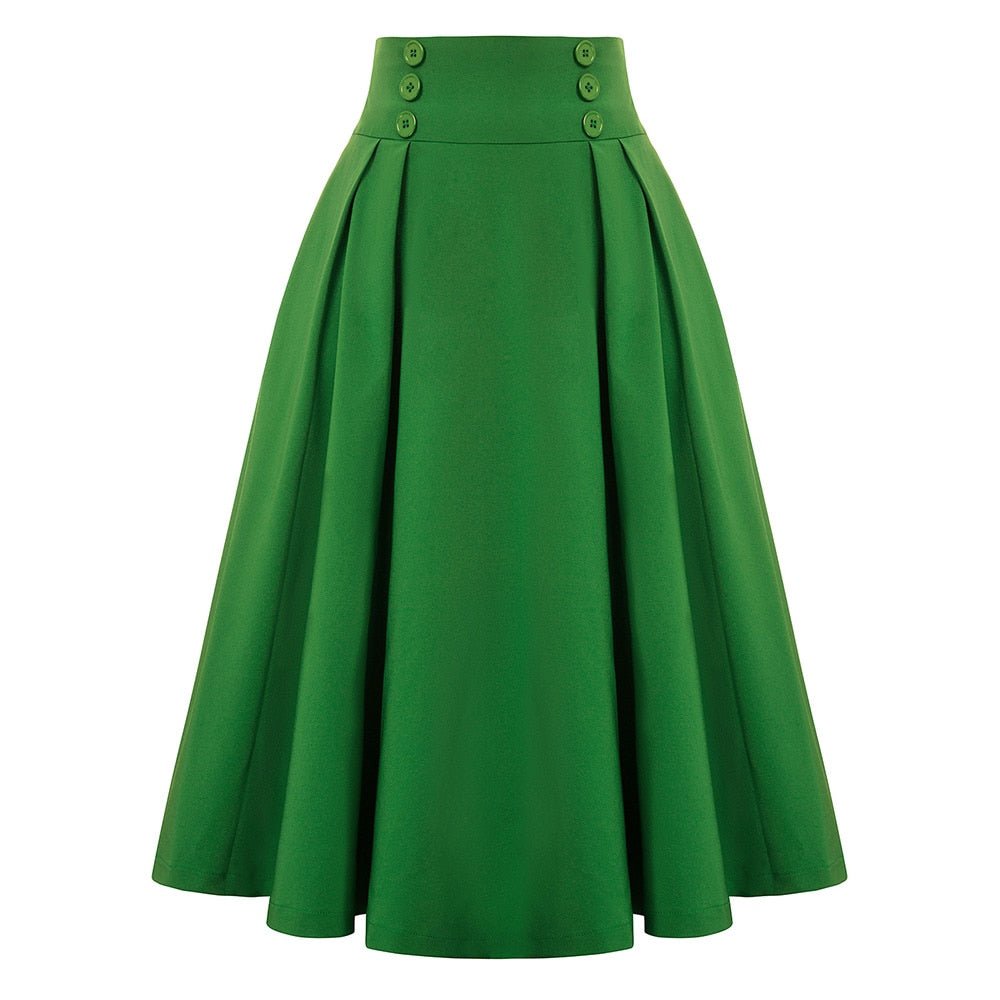 Années 40 Jupe Trapèze Militaire Vintage - Ma Penderie Vintage