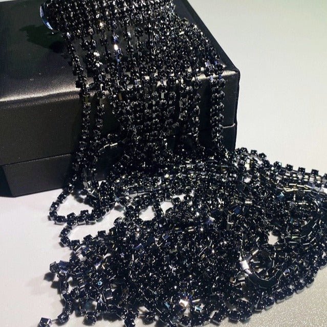 Années 70 Barrette Cheveux Chandelier Strass Glamour - Ma Penderie Vintage