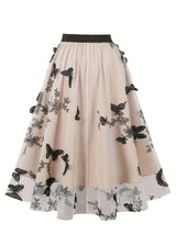 <tc>1950's</tc> Dita Retro Butterfly Embroidery Skirt