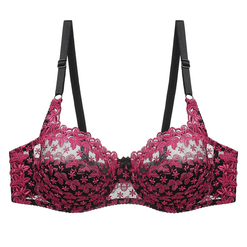 Années 60 Soutien-gorge Rétro Dentelle Florale - Ma Penderie Vintage