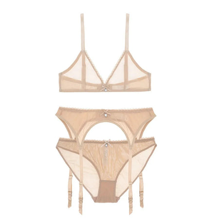 Années 70 Ensemble Soutien - Gorge et Jarretière Rétro - Ma Penderie Vintage