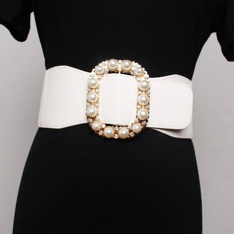Années 60 Ceinture Glamour Boucle Perles Rétro - Ma Penderie Vintage