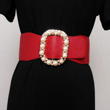 Années 60 Ceinture Glamour Boucle Perles Rétro - Ma Penderie Vintage