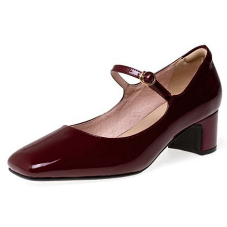 Années 60 Chaussures Cuir Rétro Mary Jane - Ma Penderie Vintage