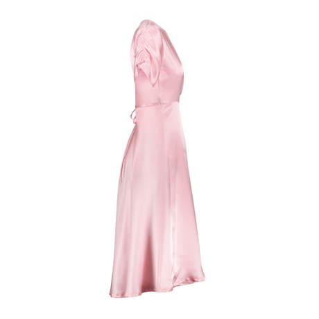 Années 40 Ma Penderie Vintage Robe Portefeuille Rose