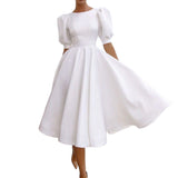 <tc>1960's</tc> Classic Flared Dress <tc>M</tc>Balloon Hips