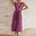 Années 70 Maxi Robe Été Plissé En Satin - Ma Penderie Vintage