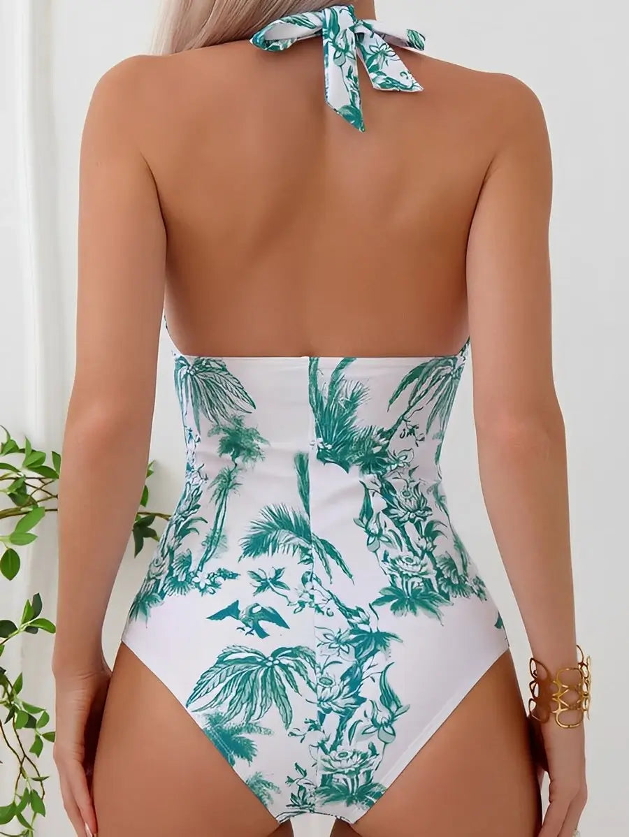 Années 60 Maillot De Bain Rétro Imprimé Floral - Ma Penderie Vintage