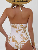 Années 60 Maillot De Bain Rétro Imprimé Floral - Ma Penderie Vintage