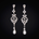 Années 20 Boucles d'oreilles Perle Art Nouveau - Ma Penderie Vintage