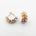 Années 60 Boucles d'oreilles Fleurs Rétro Magnolia - Ma Penderie Vintage