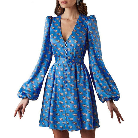 Années 70 Robe Courte Satin À Boutons - Ma Penderie Vintage