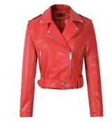 Années 60 Veste Simili-cuir Biker Rockabilly