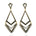 Années 20 Art Déco Boucles d'oreilles Triangle - Ma Penderie Vintage