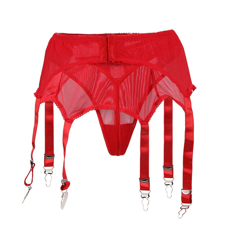 Années 50 Culotte String Porte-Jarretelles Pin Up Grande Taille Rouge - Ma Penderie Vintage