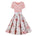 Années 60 Robe Évasée Fleurs Rock A Billy - Ma Penderie Vintage