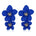 Années 60 Boucle d'Oreilles Fleur Pendantes Rétro - Ma Penderie Vintage