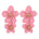 Années 60 Boucle d'Oreilles Fleur Pendantes Rétro - Ma Penderie Vintage