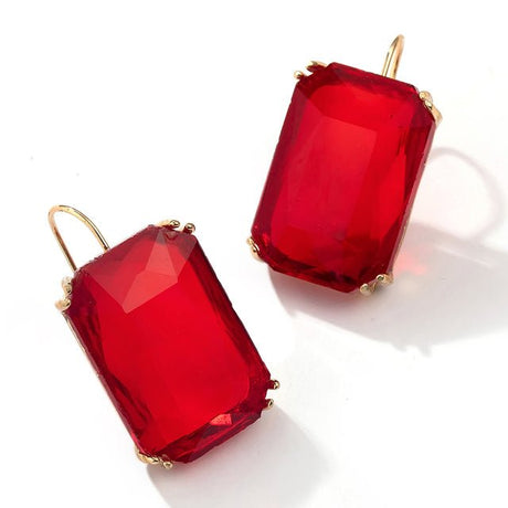 Années 50 Boucles d'Oreilles Pendantes Strass - Ma Penderie Vintage