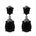 Années 50 Boucles d'Oreilles Rétro Strass Monaco - Ma Penderie Vintage