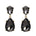 Années 50 Boucles d'Oreilles Rétro Strass Monaco - Ma Penderie Vintage