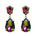 Années 50 Boucles d'Oreilles Rétro Strass Monaco - Ma Penderie Vintage