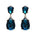 Années 50 Boucles d'Oreilles Rétro Strass Monaco - Ma Penderie Vintage