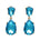 Années 50 Boucles d'Oreilles Rétro Strass Monaco - Ma Penderie Vintage