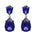 Années 50 Boucles d'Oreilles Rétro Strass Monaco - Ma Penderie Vintage