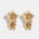 Années 60 Boucle d'Oreilles Fleur Pendantes Rétro - Ma Penderie Vintage