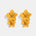 Années 60 Boucle d'Oreilles Fleur Pendantes Rétro - Ma Penderie Vintage