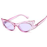 Années 60 Lunettes De Soleil Studs Cat Eye