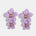 Années 60 Boucle d'Oreilles Fleur Pendantes Rétro - Ma Penderie Vintage